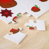 Apple Jigzaag Puzzle Legpuzzel (Zijkant)