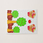 Apple Jigzaag Puzzle Legpuzzel (Horizontaal)