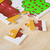 Apple Jigzaag Puzzle Legpuzzel (Zijkant)