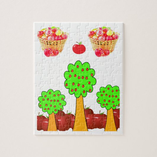 Apple Jigzaag Puzzle Legpuzzel (Verticaal)