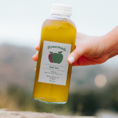 Apple Juice Bottle Label Sticker