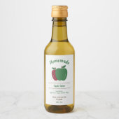 Apple Juice Bottle Label Sticker (Voorkant)
