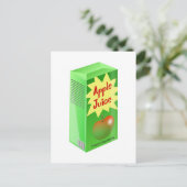 Apple Juice Briefkaart (Staand voorkant)