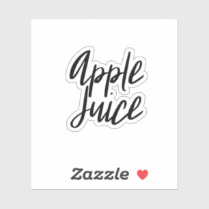 Apple Juice Storage Sticker