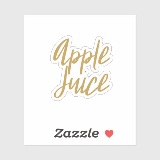 Apple Juice Storage Sticker (Vel)