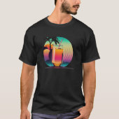 Apple Juice Synthwave 80s Retrowave Aesthetic T-shirt (Voorkant)