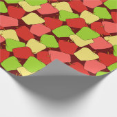 Apple Jumble Pattern Cadeaupapier (Hoek)