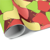 Apple Jumble Pattern Cadeaupapier (Rol Hoek)