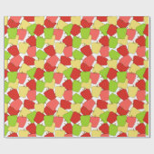 Apple Jumble Pattern Cadeaupapier (Vlak)