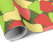 Apple Jumble Pattern Cadeaupapier (Rol Hoek)