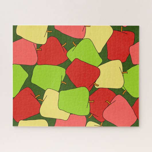 Apple Jumble Pattern Legpuzzel (Horizontaal)