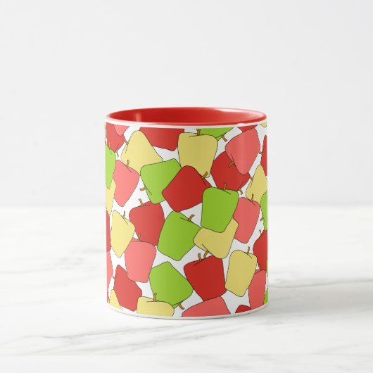 Apple Jumble Pattern Mok (Midden)