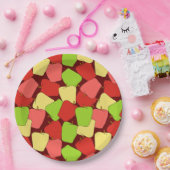 Apple Jumble Pattern Papieren Bordje (Feest)