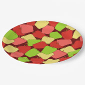 Apple Jumble Pattern Papieren Bordje (Gekanteld)
