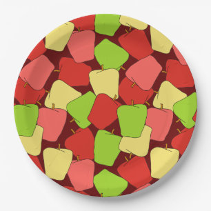 Apple Jumble Pattern Papieren Bordje