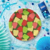 Apple Jumble Pattern Papieren Bordje (Feest)