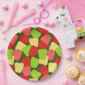 Apple Jumble Pattern Papieren Bordje (Feest)