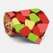Apple Jumble Pattern Stropdas (Opgerold)