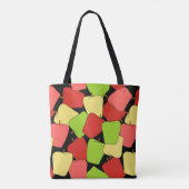 Apple Jumble Pattern Tote Bag (Achterkant)