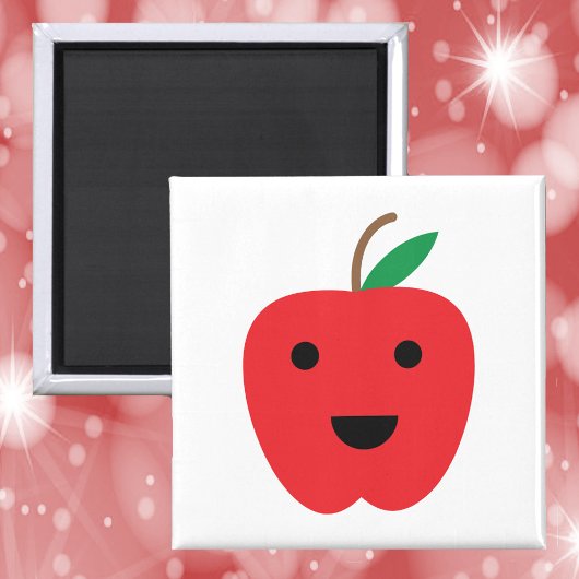 Apple Kawaii rood Schattige Magneet