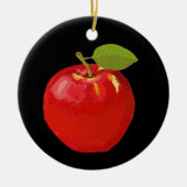 Apple Keramisch Ornament (Voorkant)