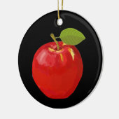 Apple Keramisch Ornament (Links)