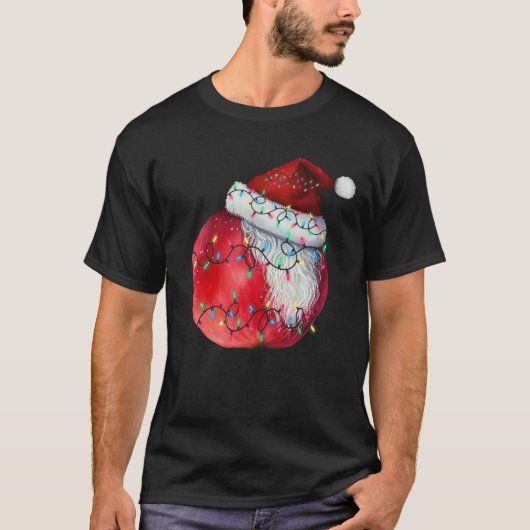 Apple kerstboomverlichting Xmas Fruit Apple T-shirt (Voorkant)