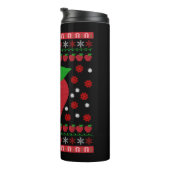 Apple Kerstmis Thermosbeker (Geroteerd rechts)