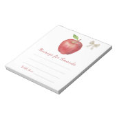 Apple Kids Verjaardag Time Capsule Bericht Notitieblok (Linkerzijde)