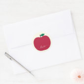 Apple Klassieke Ronde Stickers (Envelop)
