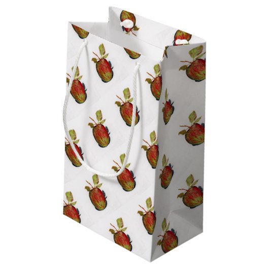 Apple Klein Cadeauzakje (Achterkant Gekanteld)