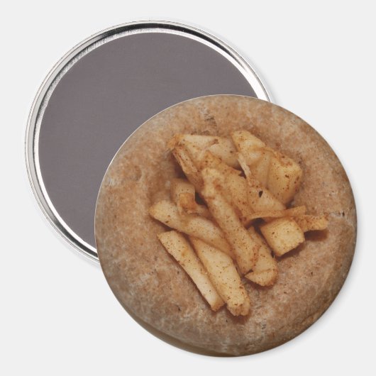 Apple Kolache magnet (Voorkant / Achterkant)