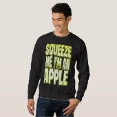 Apple kostuum grappig halloween vers fruit slice s trui (Voorkant volledig)