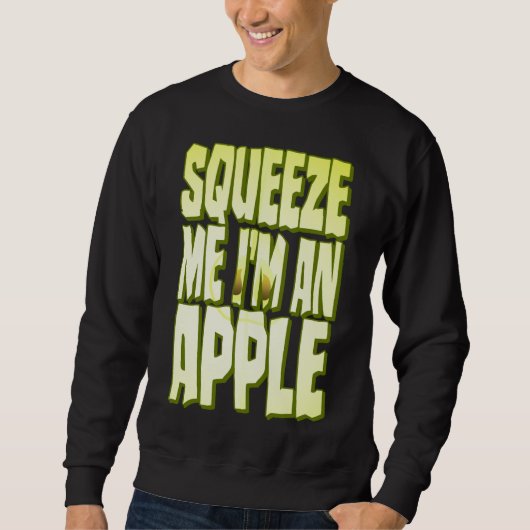 Apple kostuum grappig halloween vers fruit slice s trui (Voorkant)