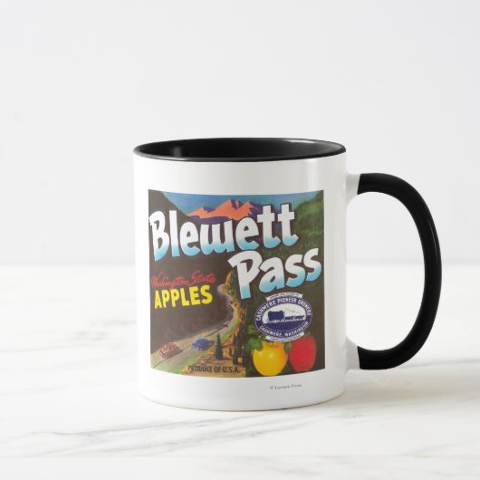 Apple Label Blewett Pass - Cashmere, WA Mok (Rechts)