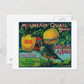 Apple-label gebergte briefkaart (Voorkant / Achterkant)