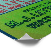 Apple-label gebergte poster (Hoek)