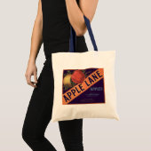 Apple Lane Brand Crate Label Tote Bag (Voorkant (product))