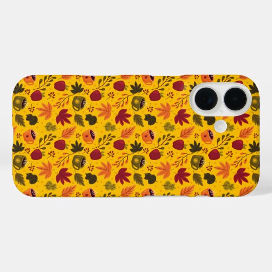 Apple Leaf Cup iPhone Case (Achterkant (horizontaal))