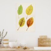 Apple Leaves (Malus Domestica) (1912) van James Ma Poster (Keuken)