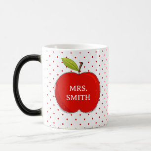 Apple Leerkracht Geschenkmok Mooie Stippen Leerk Magische Mok