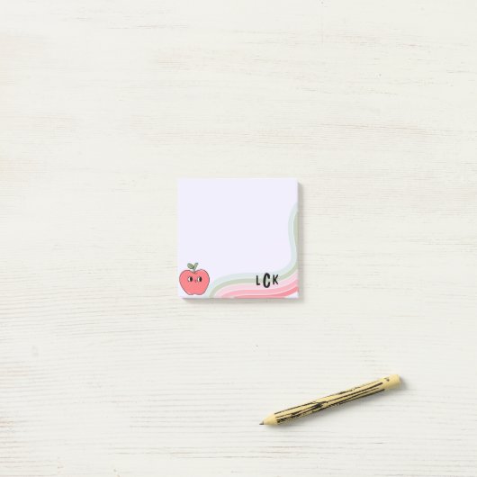 Apple leraar Post-it notities Post-it® Notes (Op bureau)
