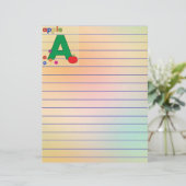 Apple Letter A (Staand voorkant)