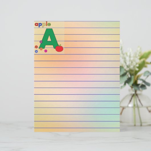 Apple Letter A (Staand voorkant)