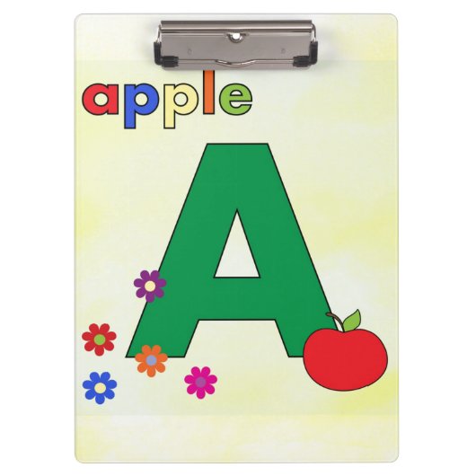 Apple Letter A-klembord Klembord (Voorkant)