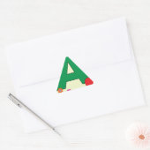 Apple Letter A Sticker (Envelop)