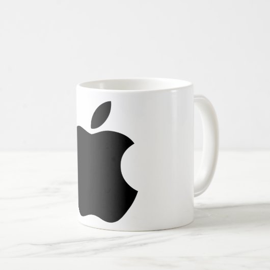 Apple logo design koffie mok set (Voorkant rechts)