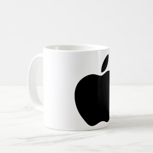Apple logo design koffie mok set (Voorkant links)