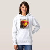 "Apple Love" Cute Photo. Bestel nu Hoodie (Voorkant volledig)