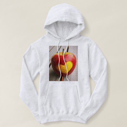 "Apple Love" Cute Photo. Bestel nu Hoodie (Design voorkant)